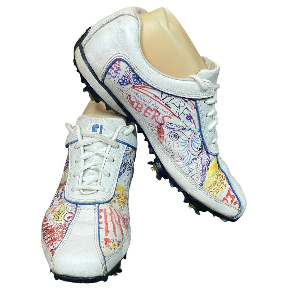 FJ FootJoy LoPro Graffiti Women's Golf Shoes Sz‎ 7M #275G